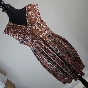 Miss Tina by Tina Knowles sz L/G(12-14) animal print dress